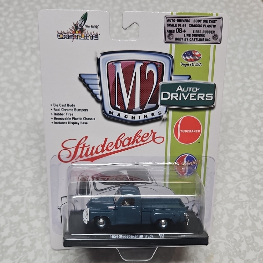 2015 M2 Machines 1954 Studebaker 3R Truck R33 15-13 Auto-Drivers